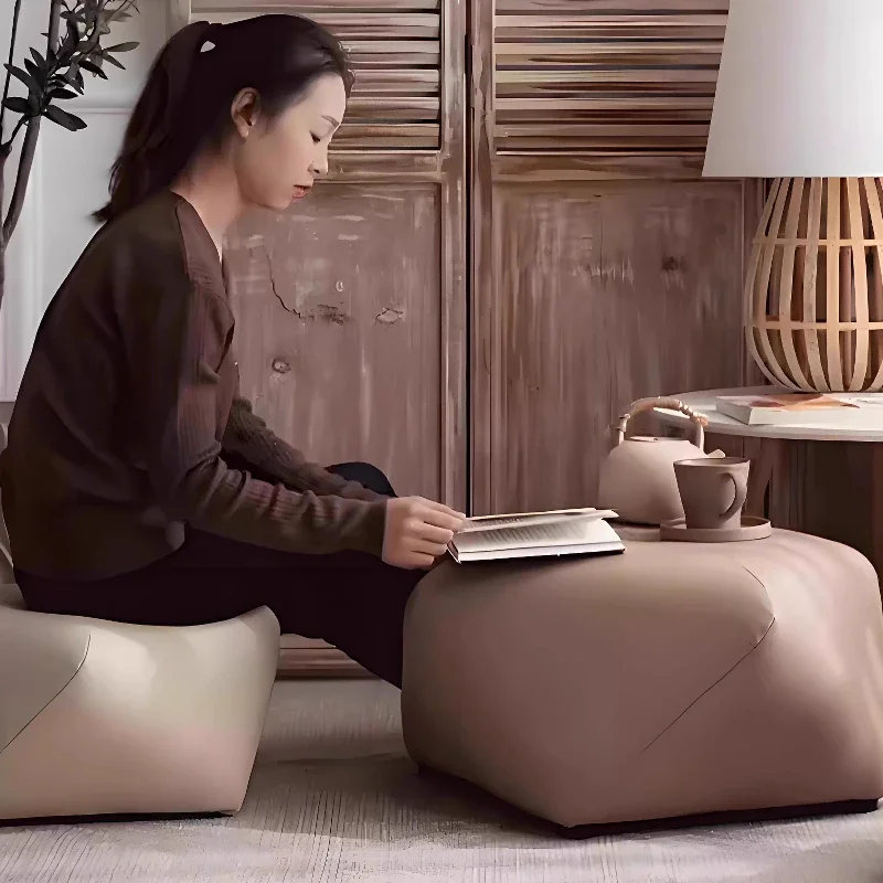 ottoman Modern Simplicity Low changing shoe pier stool Footrest Home Living Room Furniture Stools bedroom Ottomans chair Hallway - Image 4